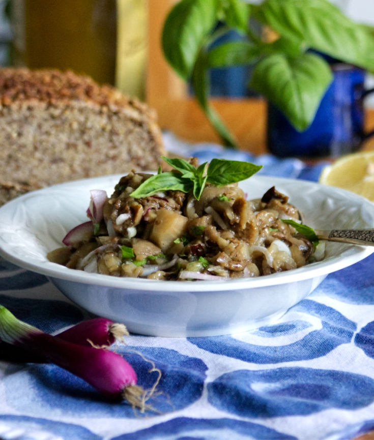greek aubergine salad recipe